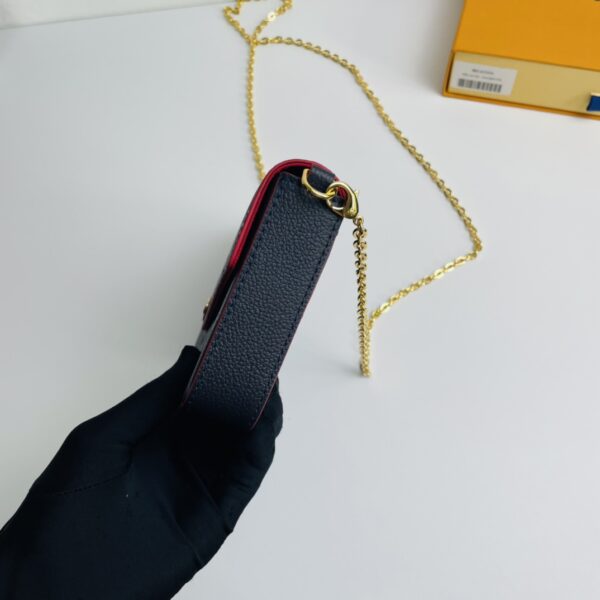 Louis Vuitton Pochette Félicie Chain Bag - Black - Image 4