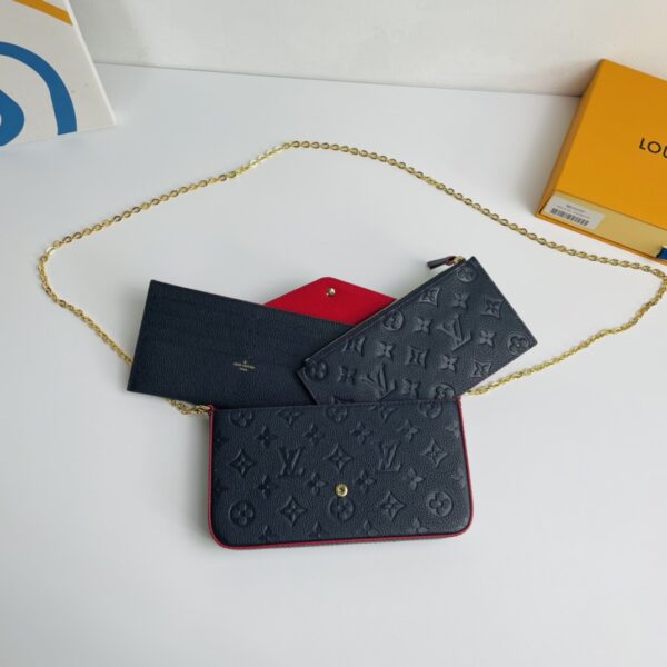 Louis Vuitton Pochette Félicie Chain Bag - Black - Image 3