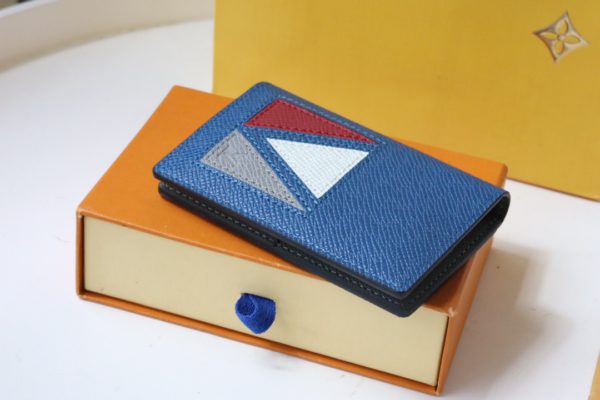 Louis Vuitton Pocket Wallet - Blue - Image 5