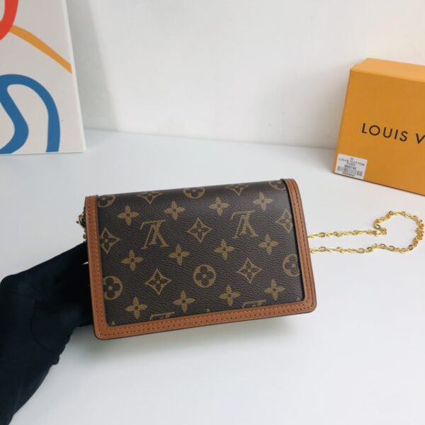 Louis Vuitton Dauphine Chain Bag - Brown - Image 4