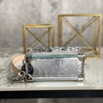 Louis Vuitton Mini Soft Trunk Handbag - Silver - Image 4