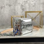 Louis Vuitton Mini Soft Trunk Handbag - Silver - Image 3