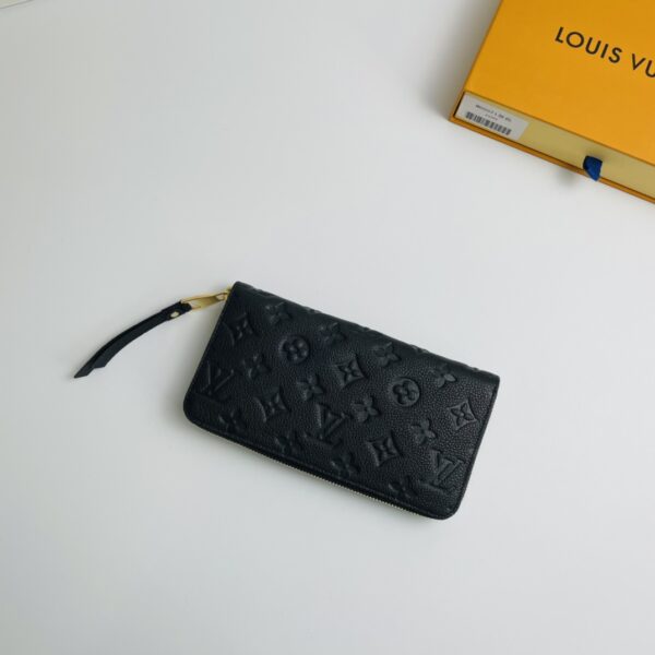 Louis Vuitton Monogram Empreinte Classic Wallet - Black - Image 5
