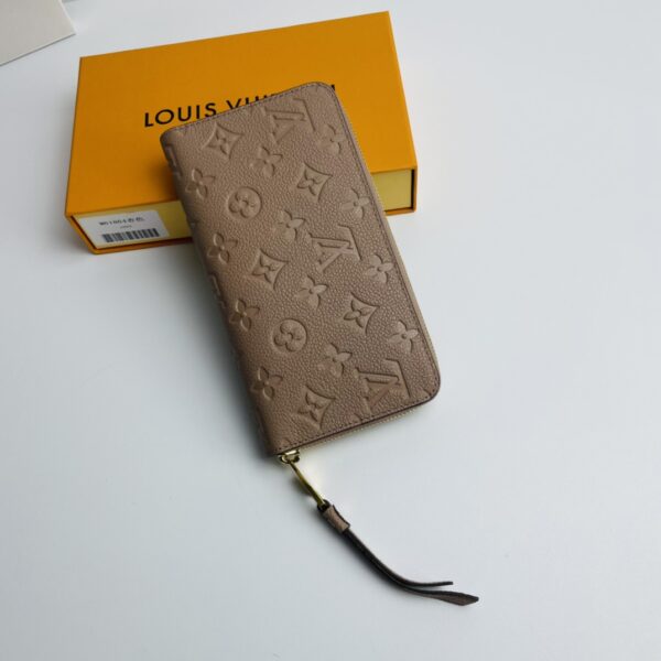 Louis Vuitton Monogram Empreinte Classic Wallet - Apricot - Image 5