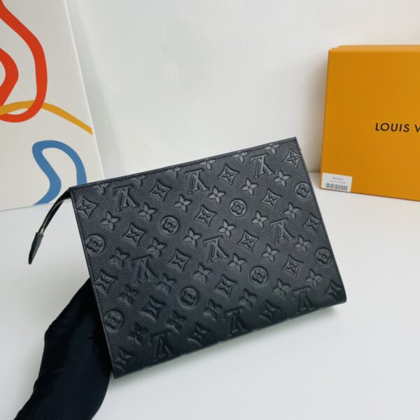 Louis Vuitton Pochette Voyage Medium Handbag - Black - Image 5