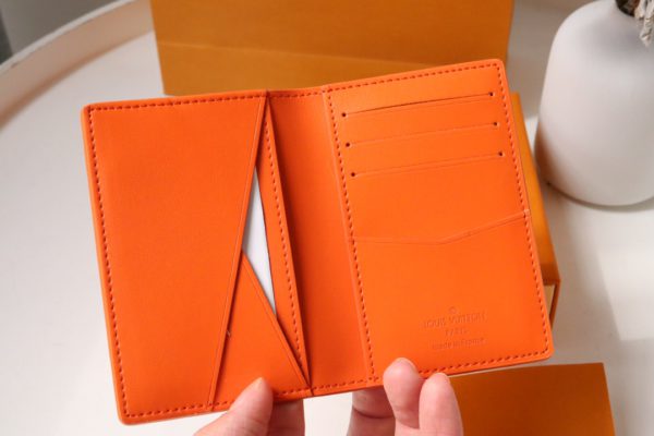 Louis Vuitton Multi-Purpose Pocket Wallet - Orange - Image 3