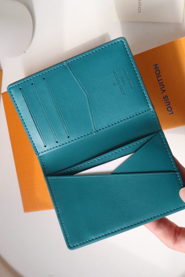 Louis Vuitton Multi-Purpose Pocket Wallet - Green - Image 3