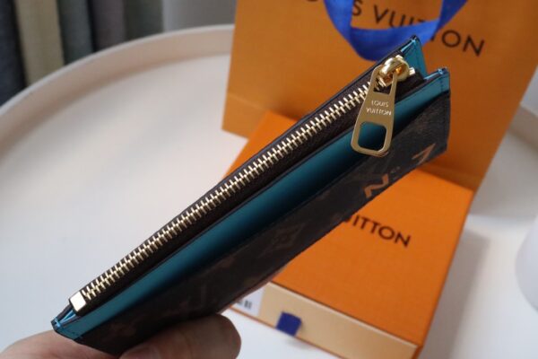 Louis Vuitton Virgil Abloh Blue Leather Monogram Trunk - Blue - Image 4