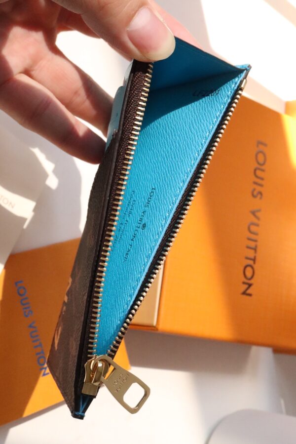 Louis Vuitton Virgil Abloh Blue Leather Monogram Trunk - Blue - Image 3