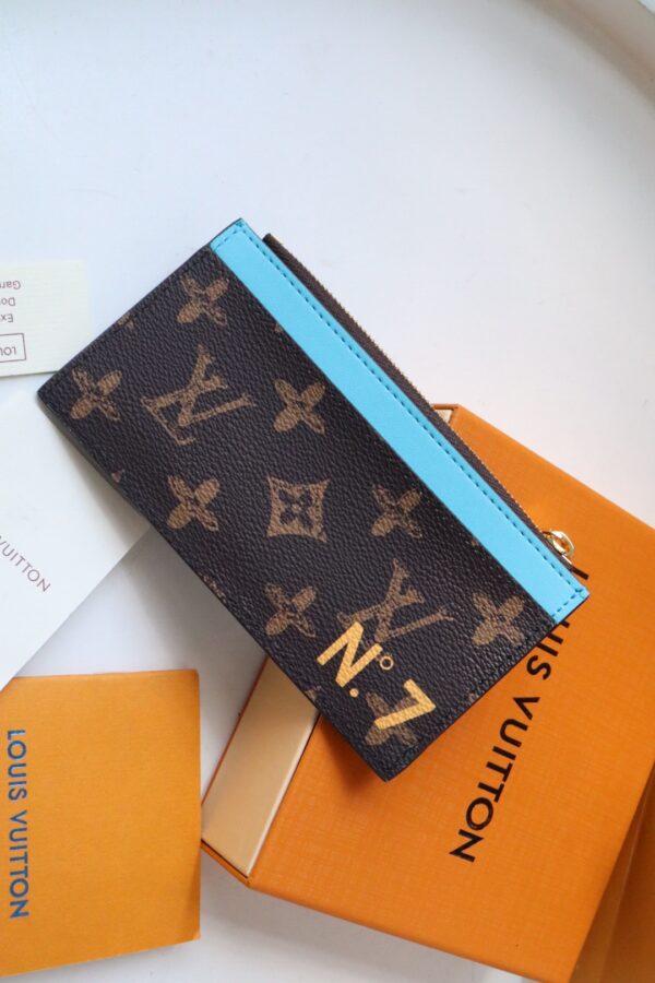 Louis Vuitton Virgil Abloh Blue Leather Monogram Trunk - Blue - Image 5