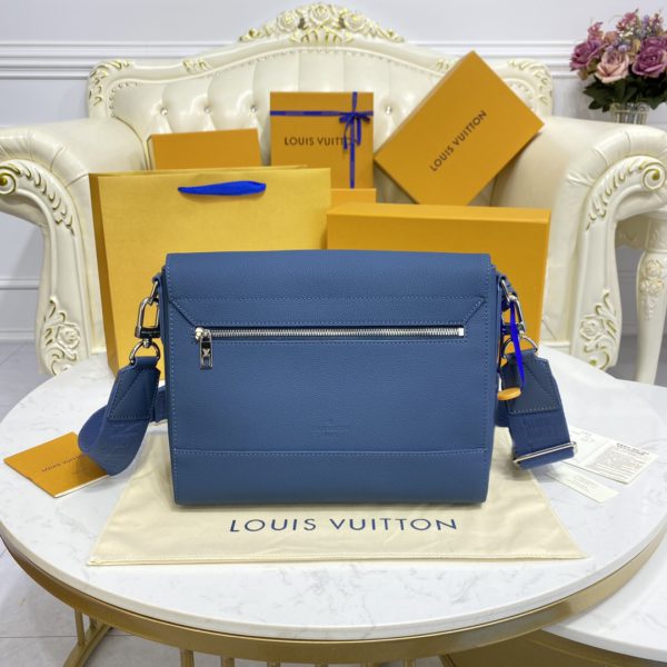 Louis Vuitton AEROGRAM Messenger Bag – Light Blue - Image 4