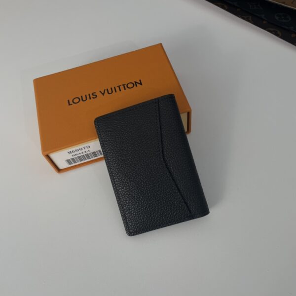 Louis Vuitton Aerogram Pocket Wallet - Black - Image 5