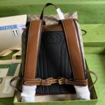 Gucci GG Supreme Monogram Drawstring Backpack - Image 2