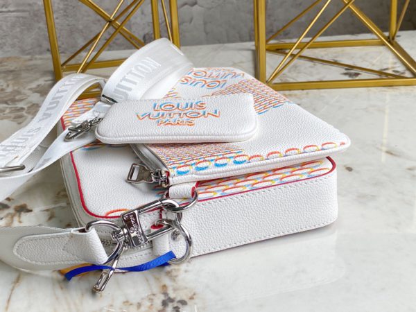 Louis Vuitton Men's Trio Messenger Bag - White - Image 4