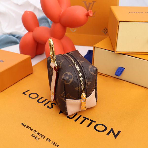 Louis Vuitton Small Bag Pendant Keychain Coin Purse - Image 2