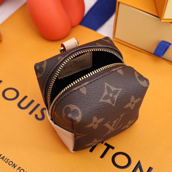 Louis Vuitton Small Bag Pendant Keychain Coin Purse - Image 4