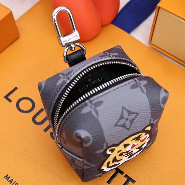 Louis Vuitton Small Bag Pendant Keychain Coin Purse - Image 3