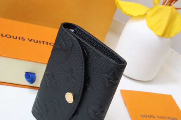 Louis Vuitton Single Doudou Coin Purse - Black - Image 4