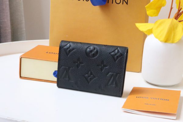 Louis Vuitton Single Doudou Coin Purse - Black - Image 5