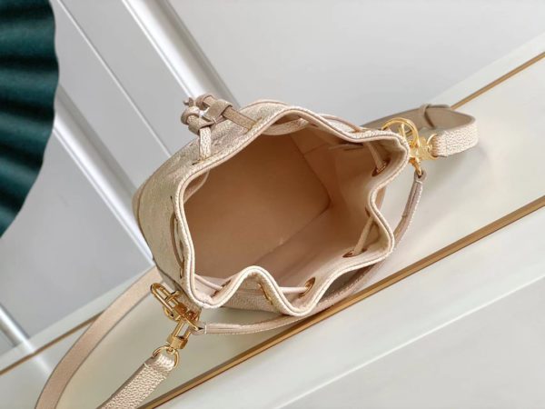 Louis Vuitton Apricot Nano Noé Handbag - Skin - Image 2