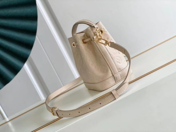 Louis Vuitton Apricot Nano Noé Handbag - Skin - Image 5