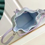 Louis Vuitton Apricot Nano Noé Handbag - Blue - Image 3
