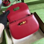 Gucci Bamboo Small Handbag - Red - Image 2