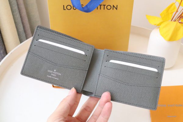 Louis Vuitton SLENDER Wallet - Green - Image 3