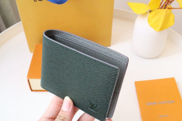 Louis Vuitton SLENDER Wallet - Green - Image 4