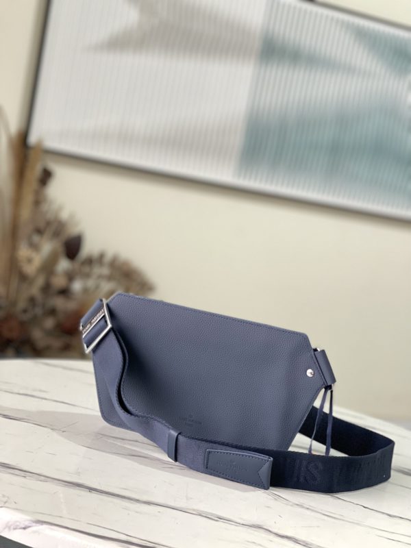 Louis Vuitton Takeoff Sling Aerogram Shoulder Bag - Dark Blue - Image 4