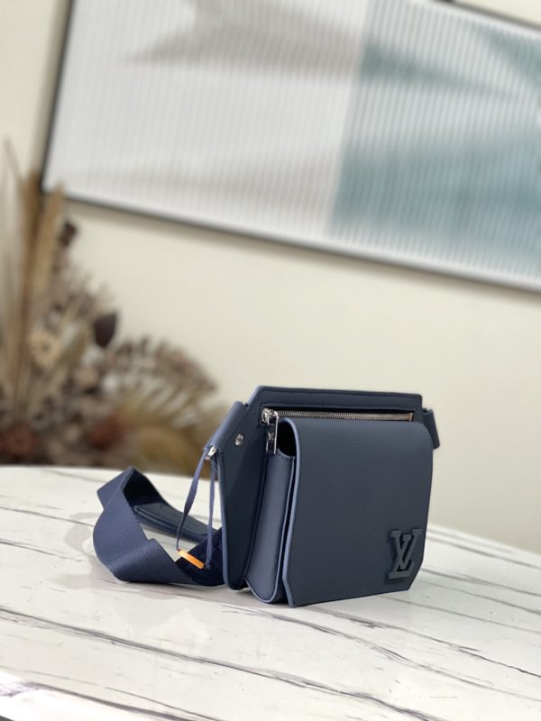 Louis Vuitton Takeoff Sling Aerogram Shoulder Bag - Dark Blue - Image 5