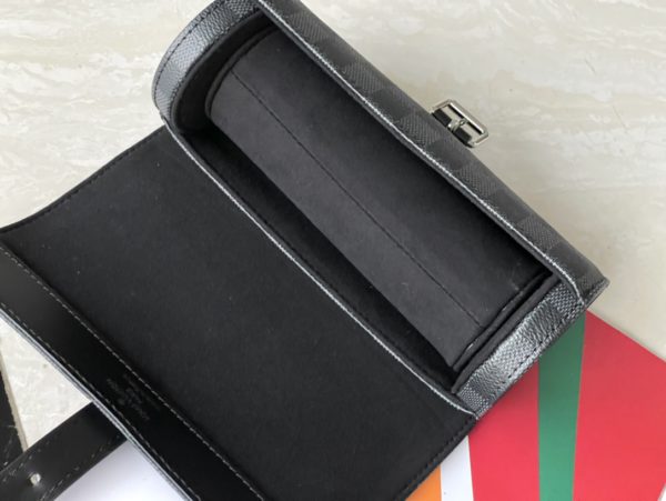 Louis Vuitton 3 Watch Case - Black - Image 3