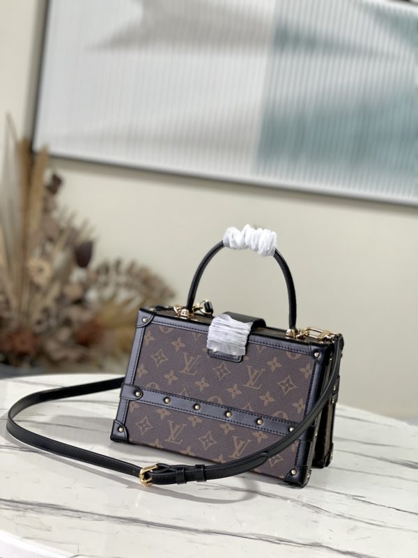 Louis Vuitton Monogram Canvas Petite Malle V Top-Handle Bag - Image 2