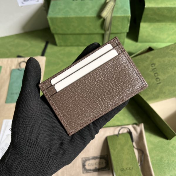 Gucci Brown Supreme Canvas and Leather Wallet - Image 3