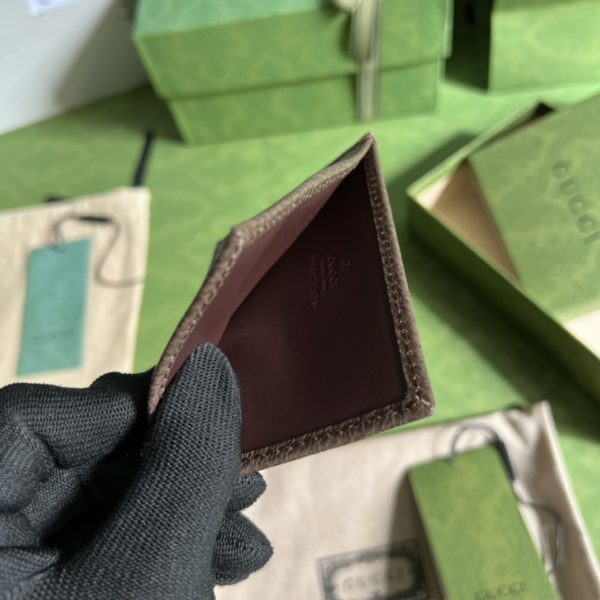 Gucci Brown Supreme Canvas and Leather Wallet - Image 2