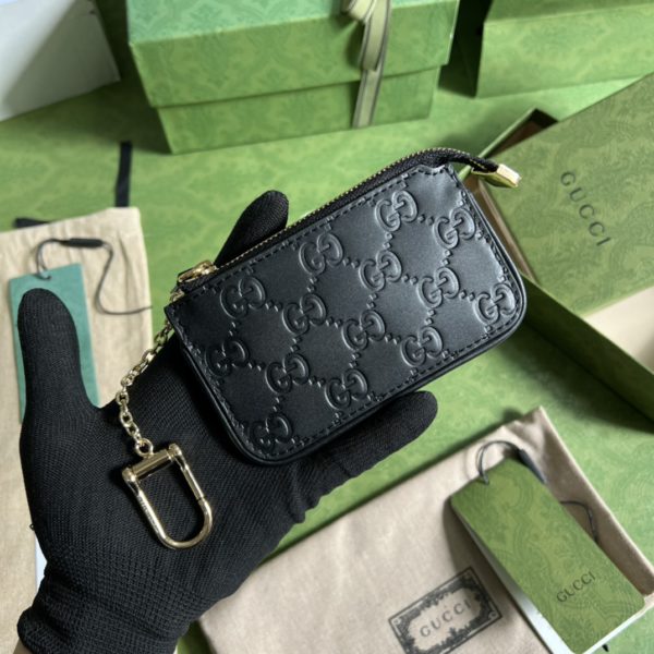 Gucci GG pattern Black key case