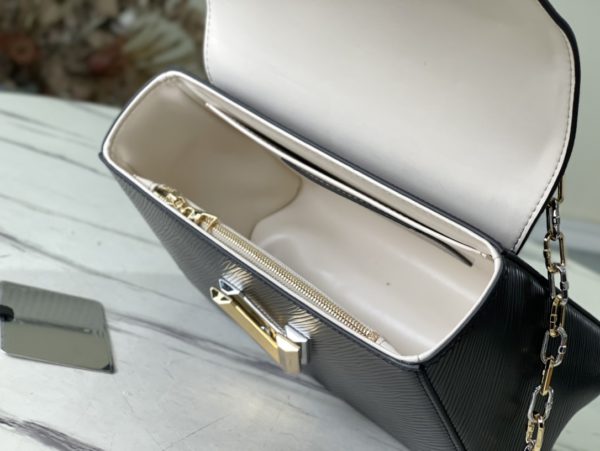 Louis Vuitton Twist MM Handbag - Black - Image 3