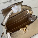 Louis Vuitton Lizard Mini Capucines Handbag - Golden - Image 2