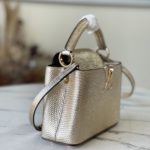 Louis Vuitton Lizard Mini Capucines Handbag - Golden - Image 3