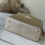Louis Vuitton Lizard Mini Capucines Handbag - Golden - Image 4