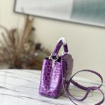 Louis Vuitton Capucines Mini Handbag - Purple - Image 4