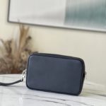 Louis Vuitton KASAI Cross Pattern Clutch - Black - Image 3