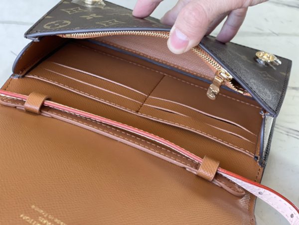Louis Vuitton Book Chain Wallet Handbag - Image 5