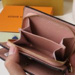 Louis Vuitton's Signature Monogram Motif Cléa Wallet - Pink - Image 2