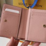 Louis Vuitton's Signature Monogram Motif Cléa Wallet - Pink - Image 3