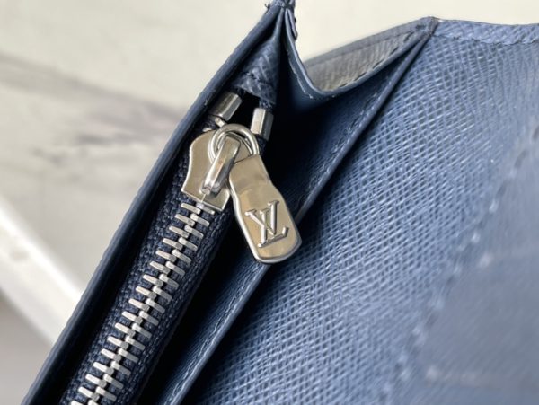 Louis Vuitton Saffiano Brown BRAZZA Wallet - Image 3