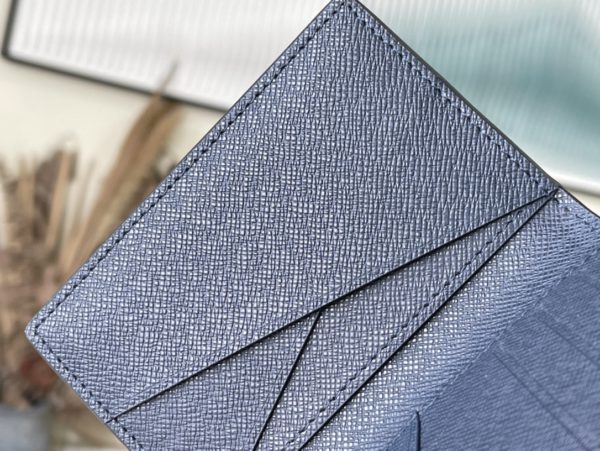 Louis Vuitton Saffiano Brown Pocket Wallet - Image 5