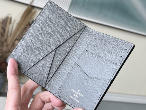 Louis Vuitton Cross Pattern Green Pocket Wallet - Image 8