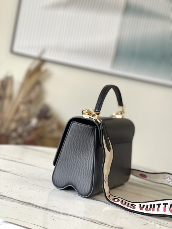 Louis Vuitton Twist MM Handbag - Black - Image 4