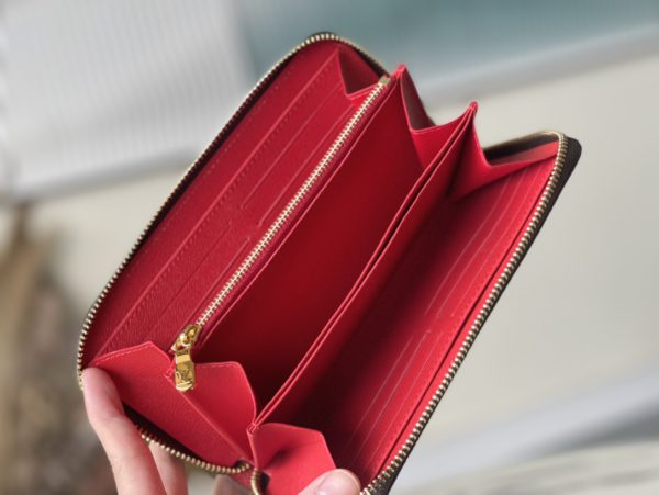 Louis Vuitton Zippy Zipper Polka Dot Wallet - Image 5